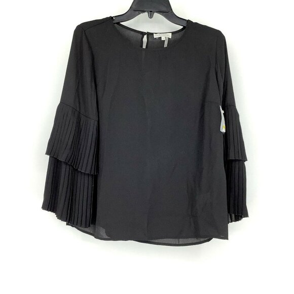 1. State Tops - 1.state Women's Medium M Ruffle-Sleeve Blouse